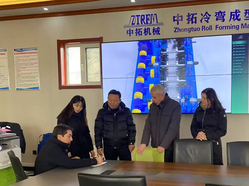 2025多彩网冷弯开年大捷！新年新征程多彩网冷弯门框机敲开西班牙市场大门